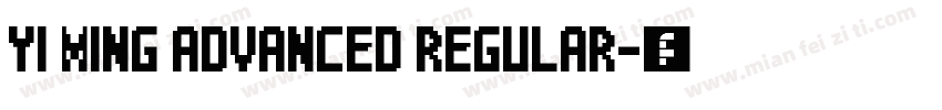Yi Ming Advanced Regular字体转换